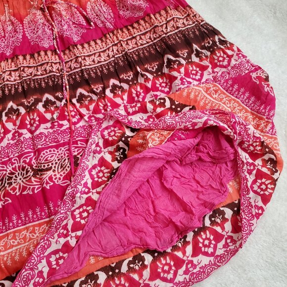 summer mini dress plus size 1X multicolor Honeycomb black 100% cotton - Picture 12 of 12